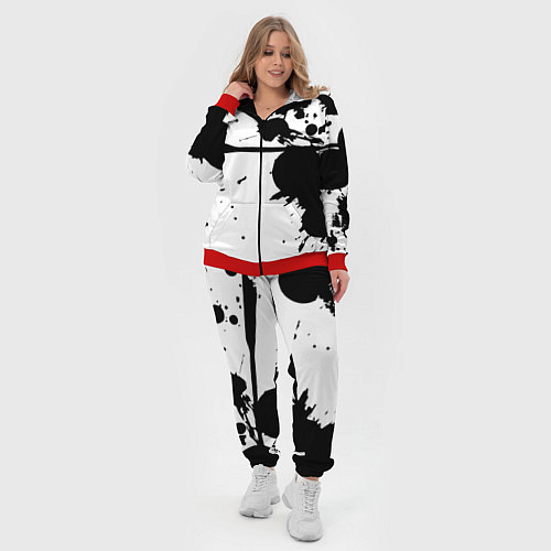 Женский костюм Art blots - vanguard / 3D-Красный – фото 4