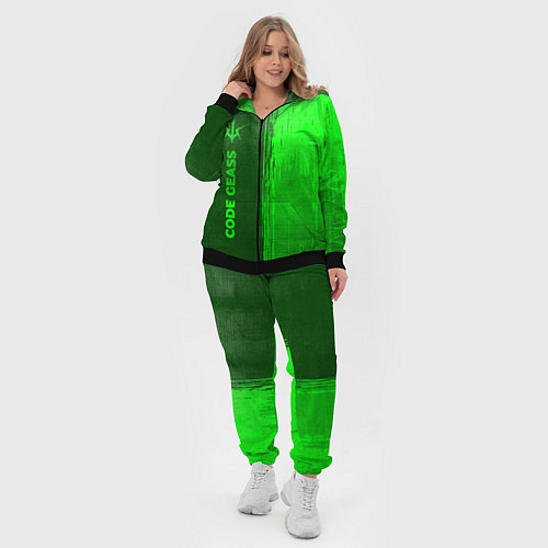 Женский костюм Code Geass - green gradient по-вертикали / 3D-Черный – фото 4