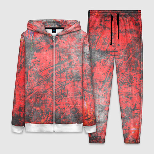 Женский костюм Абстракция - grunge vibe / 3D-Белый – фото 1