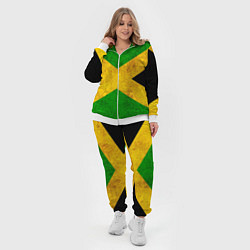 Женский 3D-костюм Jamaica flag, цвет: 3D-белый — фото 2