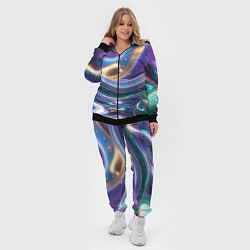 Женский 3D-костюм Космическая краска, цвет: 3D-черный — фото 2