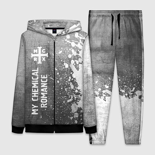 Женский костюм My Chemical Romance - grey gradient по-вертикали / 3D-Черный – фото 1