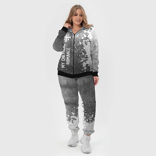 Женский костюм My Chemical Romance - grey gradient по-вертикали / 3D-Черный – фото 4