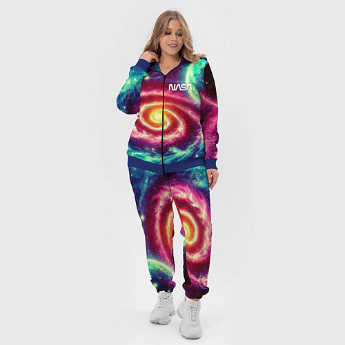 Женский костюм Spiral galaxy - neon glow / 3D-Синий – фото 4