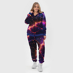 Женский 3D-костюм Текстура вулкана, цвет: 3D-синий — фото 2