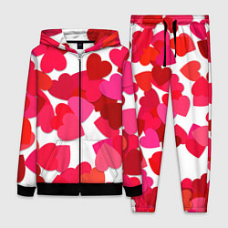 Женский костюм Сердца россыпь
