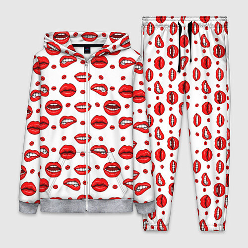 Женский костюм Губной паттерн / 3D-Меланж – фото 1