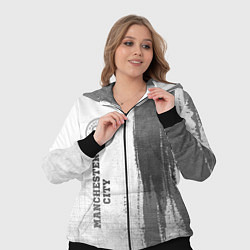 Женский 3D-костюм Manchester City - white gradient по-вертикали, цвет: 3D-черный — фото 2