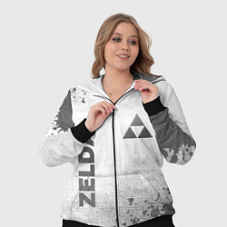 Женский 3D-костюм Zelda - white gradient вертикально, цвет: 3D-черный — фото 2