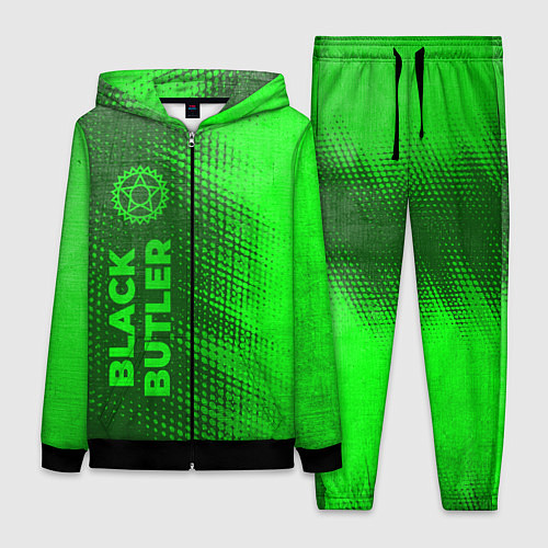 Женский костюм Black Butler - green gradient по-вертикали / 3D-Черный – фото 1