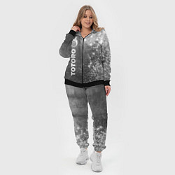 Женский 3D-костюм Totoro - grey gradient по-вертикали, цвет: 3D-черный — фото 2