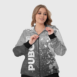 Женский 3D-костюм PUBG - grey gradient по-вертикали, цвет: 3D-черный — фото 2