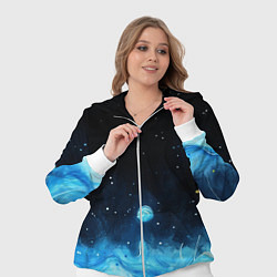 Женский 3D-костюм Синяя светящееся краска, цвет: 3D-белый — фото 2