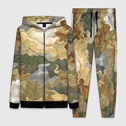 Женский костюм Золотистый камуфляж