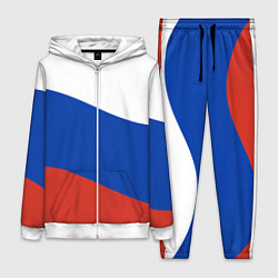 Женский костюм Флаг России волной