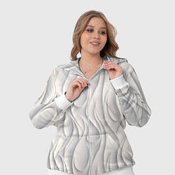 Женский 3D-костюм Рельефный узор, цвет: 3D-белый — фото 2