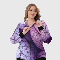 Женский 3D-костюм Прожилки экзотического растения, цвет: 3D-черный — фото 2