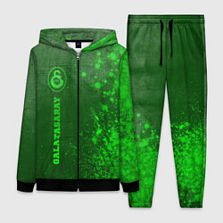 Женский костюм Galatasaray - green gradient по-вертикали