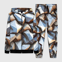Женский костюм Каменно металлическая абстракция