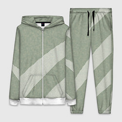 Женский костюм Светлый серо-зелёный абстрактный