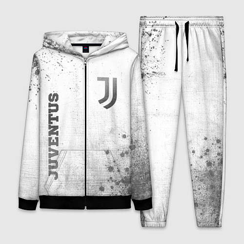 Женский костюм Juventus - white gradient вертикально / 3D-Черный – фото 1