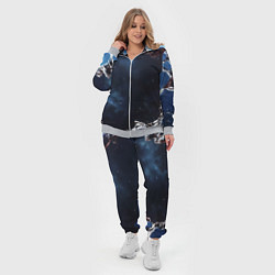 Женский 3D-костюм Объемная дыра в стене текстура, цвет: 3D-меланж — фото 2