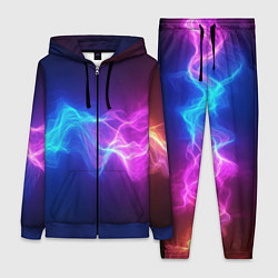 Женский костюм Звуковая волна неоновый узор
