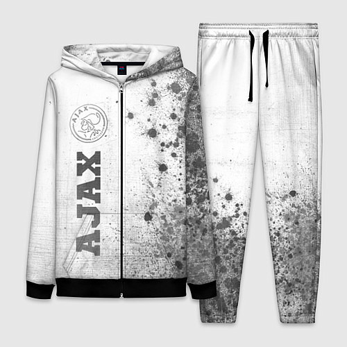 Женский костюм Ajax - white gradient по-вертикали / 3D-Черный – фото 1