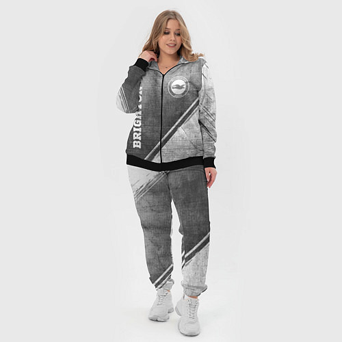 Женский костюм Brighton - grey gradient вертикально / 3D-Черный – фото 4