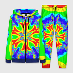 Женский костюм Неоновая психоделика узор