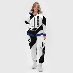 Женский 3D-костюм Farcry6 геометрия полосы, цвет: 3D-синий — фото 2