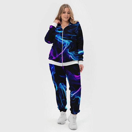 Женский костюм Color blue pink / 3D-Белый – фото 4