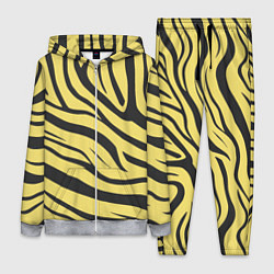 Женский 3D-костюм Светлый тигровый паттерн, цвет: 3D-меланж
