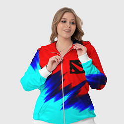 Женский 3D-костюм Dota краски, цвет: 3D-белый — фото 2