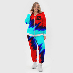 Женский 3D-костюм Dota краски, цвет: 3D-белый — фото 2