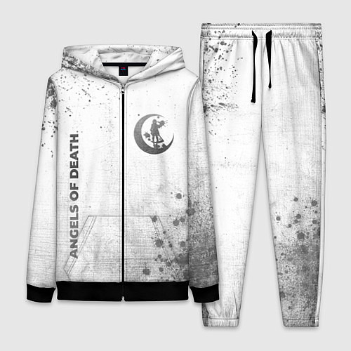 Женский костюм Angels of Death - white gradient вертикально / 3D-Черный – фото 1