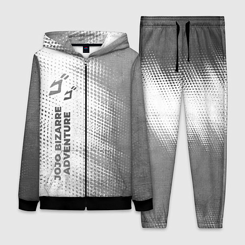 Женский костюм JoJo Bizarre Adventure - white gradient по-вертика / 3D-Черный – фото 1