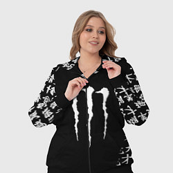 Женский 3D-костюм Monster energy japan symbol, цвет: 3D-черный — фото 2