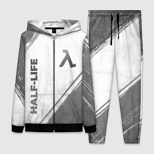 Женский костюм Half-Life - white gradient вертикально / 3D-Черный – фото 1