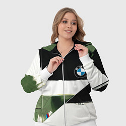 Женский 3D-костюм BMW логотип, цвет: 3D-белый — фото 2