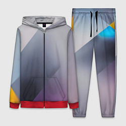 Женский костюм Color grey with stripes