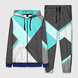 Женский костюм Color black blue