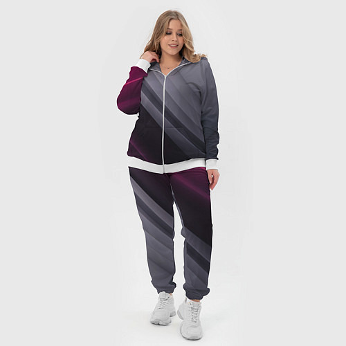 Женский костюм Color black grey / 3D-Белый – фото 4