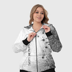 Женский 3D-костюм Twenty One Pilots - white gradient по-вертикали, цвет: 3D-черный — фото 2