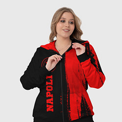 Женский 3D-костюм Napoli - red gradient по-вертикали, цвет: 3D-черный — фото 2