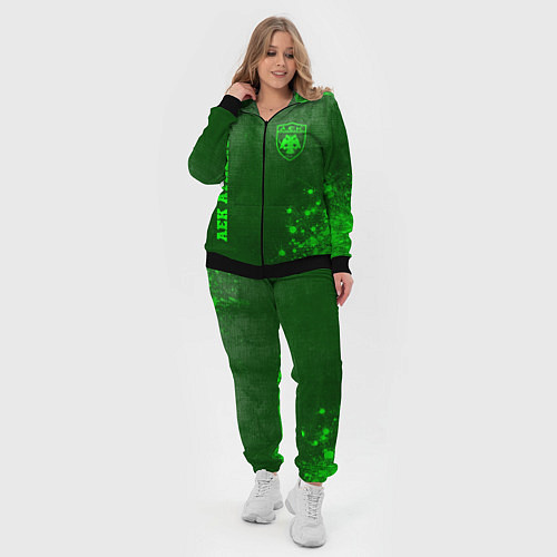 Женский костюм AEK Athens - green gradient вертикально / 3D-Черный – фото 4