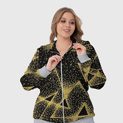 Женский 3D-костюм Triangle yellow with dots, цвет: 3D-меланж — фото 2