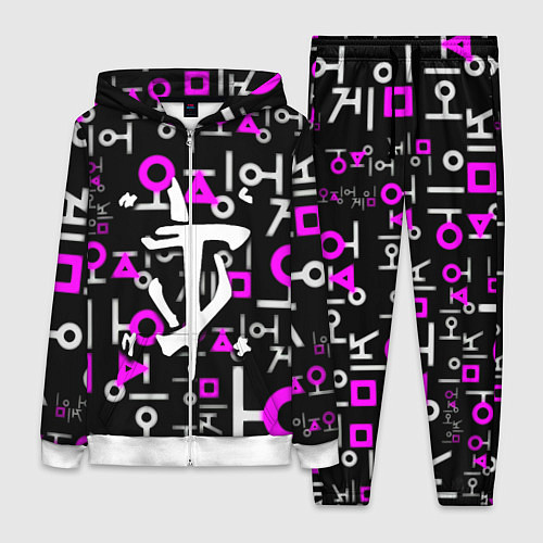 Женский костюм Doom неоновый паттерн / 3D-Белый – фото 1