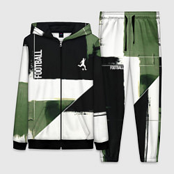 Женский костюм Футбол на фоне брызг красок