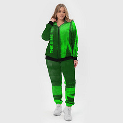 Женский 3D-костюм The Sims - green gradient по-вертикали, цвет: 3D-черный — фото 2